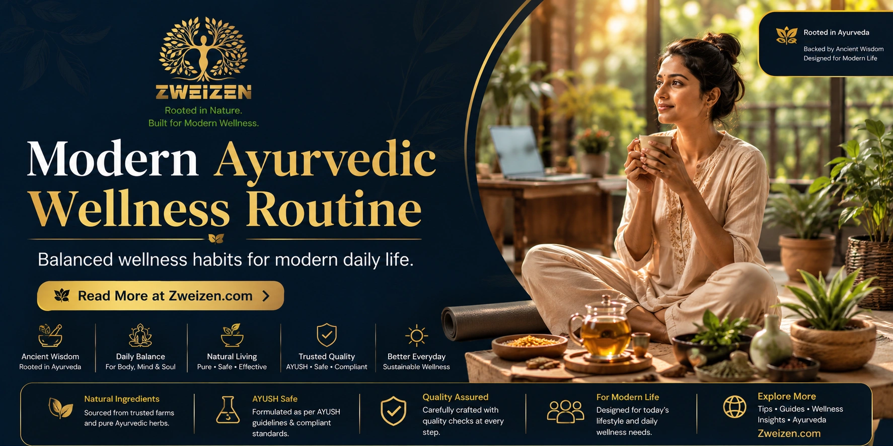 Modern Ayurvedic Wellness Routine for Busy Daily Life